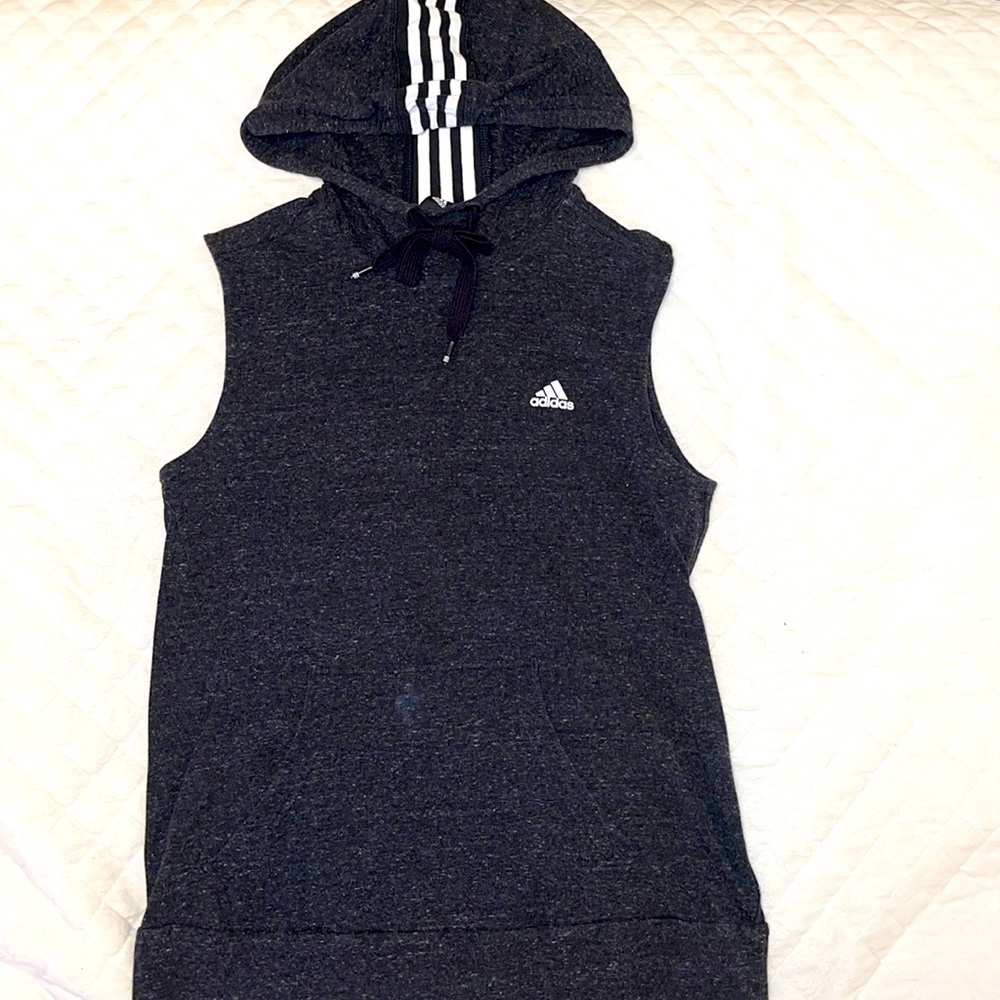 Sleeveless Adidas Hoodie